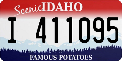 ID license plate I411095