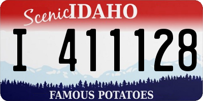 ID license plate I411128