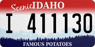 ID license plate I411130