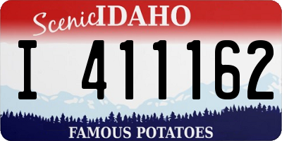 ID license plate I411162