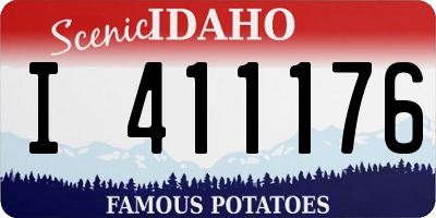ID license plate I411176