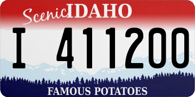 ID license plate I411200