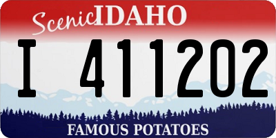 ID license plate I411202