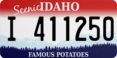 ID license plate I411250