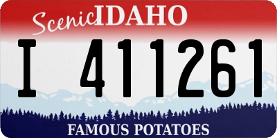 ID license plate I411261