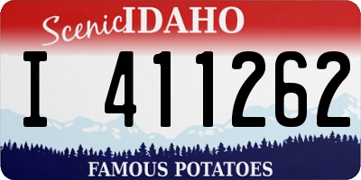 ID license plate I411262