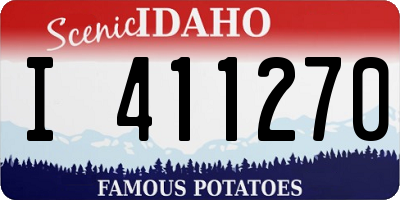 ID license plate I411270