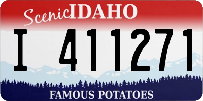 ID license plate I411271
