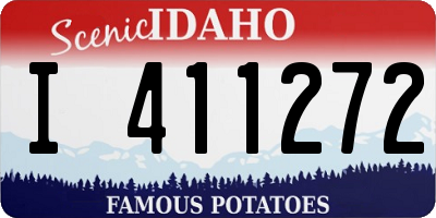 ID license plate I411272
