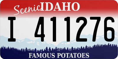 ID license plate I411276