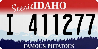 ID license plate I411277