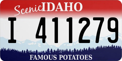 ID license plate I411279