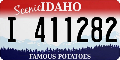 ID license plate I411282