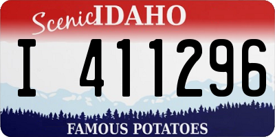 ID license plate I411296