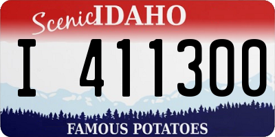 ID license plate I411300