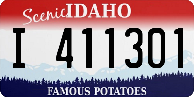 ID license plate I411301