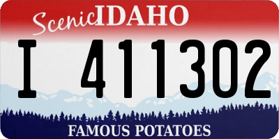 ID license plate I411302