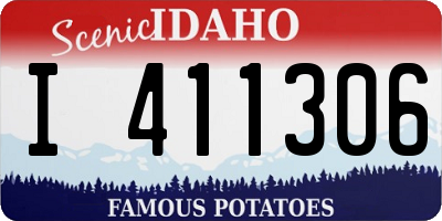 ID license plate I411306