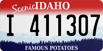 ID license plate I411307