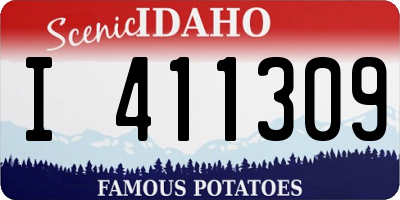 ID license plate I411309