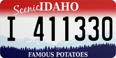 ID license plate I411330