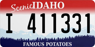 ID license plate I411331