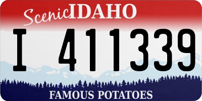 ID license plate I411339