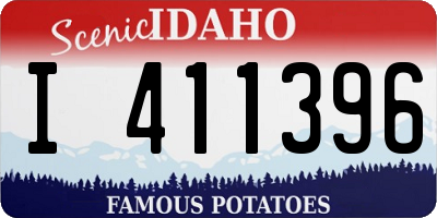 ID license plate I411396