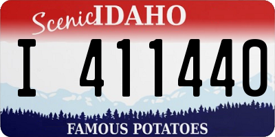 ID license plate I411440