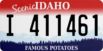 ID license plate I411461