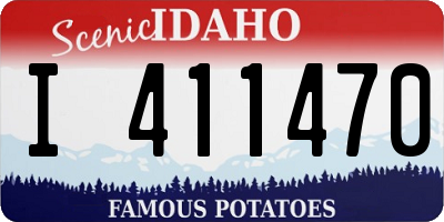 ID license plate I411470