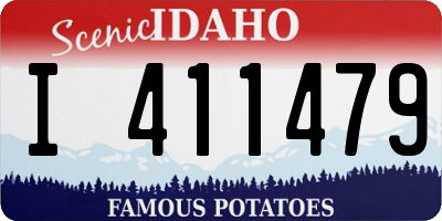 ID license plate I411479