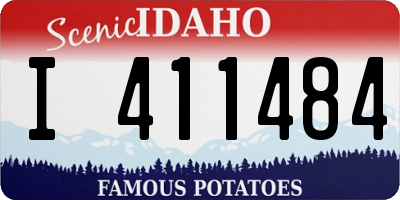 ID license plate I411484