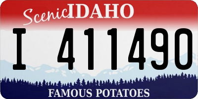ID license plate I411490
