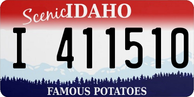 ID license plate I411510