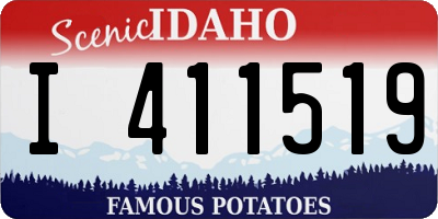 ID license plate I411519