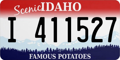 ID license plate I411527