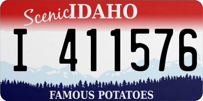 ID license plate I411576
