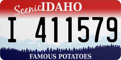 ID license plate I411579