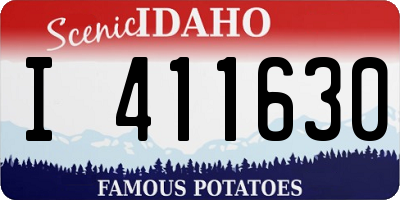 ID license plate I411630