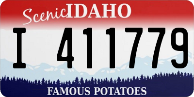 ID license plate I411779