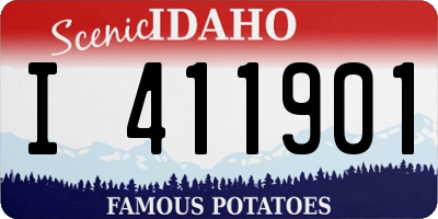 ID license plate I411901