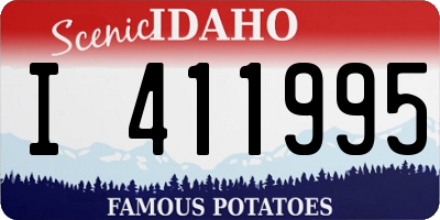 ID license plate I411995