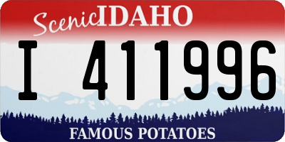 ID license plate I411996