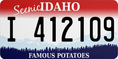 ID license plate I412109
