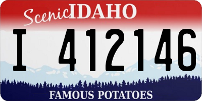 ID license plate I412146
