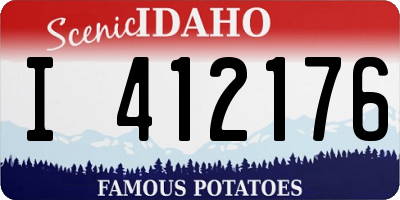 ID license plate I412176