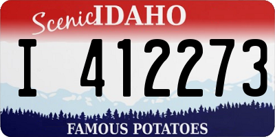 ID license plate I412273