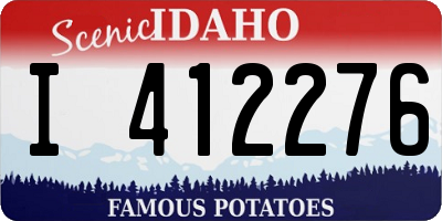 ID license plate I412276