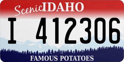 ID license plate I412306